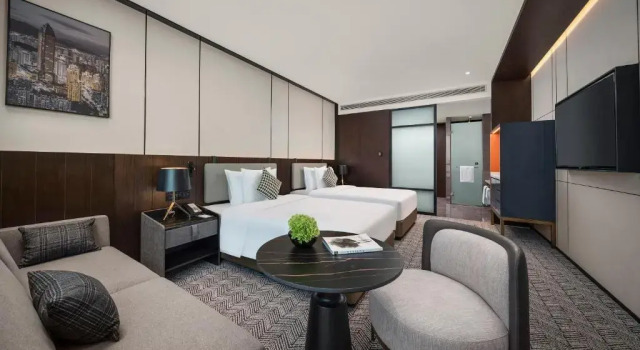 Двухместный номер Deluxe с видом на город Grand New Century Hotel, Wenzhou, A Tribute Portfolio Hotel
