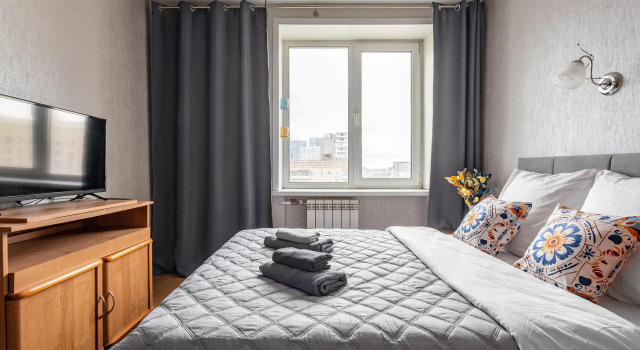 InHome24 on Mira Avenue 116A, Book Lejlighed Lejligheder i Moskva, Lejlighed