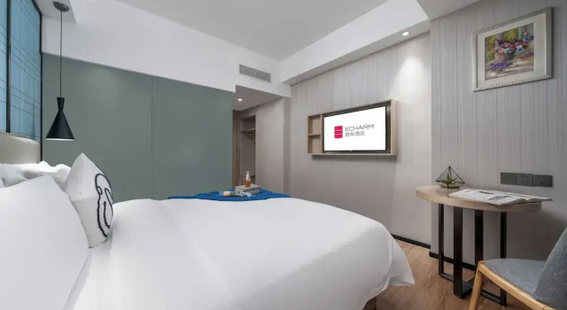 Двухместный номер Standard с видом на реку Borrman Hotel Guangzhou Beijing Road Pedestrian Street Donghu Metro