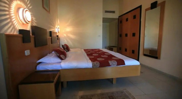 Двухместный номер Standard с балконом и с частичным видом на море Hotel Les Palmiers