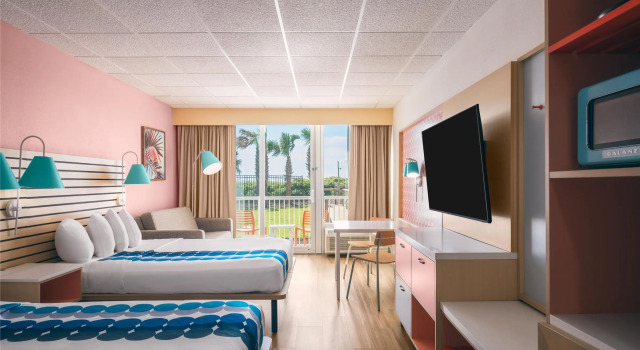 Номер Standard с частичным видом на океан Golden Sands Carolina Beach Oceanfront, Tapestry by Hilton
