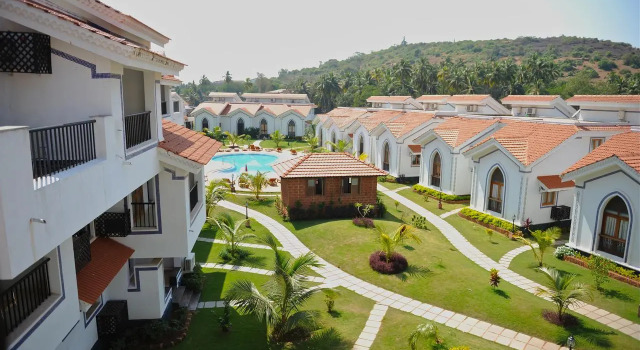 Апартаменты Пентхаус с балконом и с красивым видом из окна Susegad Suites Goa