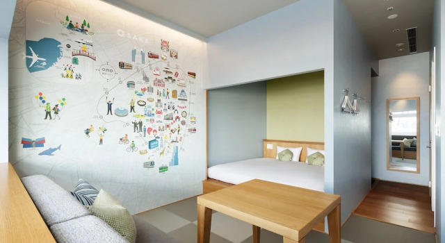 Номер Standard OMO7 Osaka by Hoshino Resorts