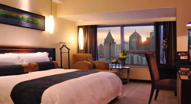 Deluxe Doppel Zimmer Jinling Purple Mountain Hotel Shanghai（Shanghai Grand Trustel Purple Mountain Hotel）