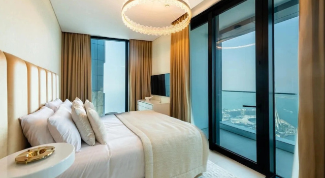 Gorgeous Apt wz Stunning Sea Views in Address JBR, Забронировать Апартаменты/квартира Отели Эмирата Дубая с парковкой, рядом с Торговый центр The Beach, Парковка