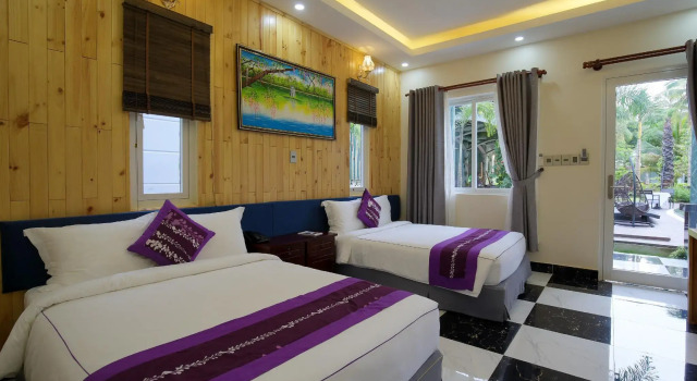 Sweet Home Resort & Spa, Rezervasyon Tatil Köyü Mekong Delta havuzlu oteller, Yüzme Havuzu
