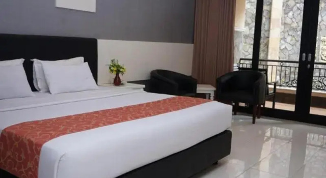 Camera doppia Executive con balcone e con vista Luminor Hotel Jember By WH