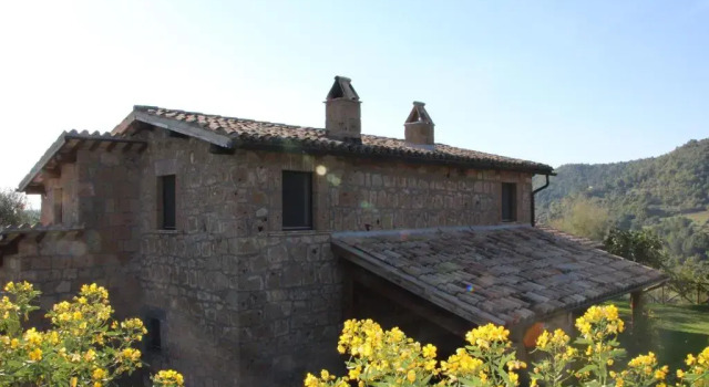 Villa I Calanchi Di Civita, Забронировать Вилла Отели Лацио с бассейном, Бассейн