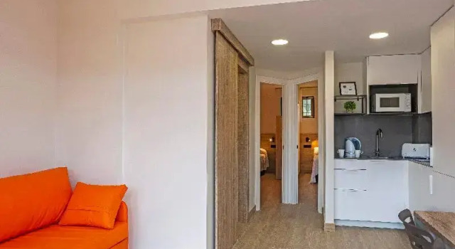 Четырёхместные апартаменты с 2 комнатами с балконом Medplaya Aparthotel Sant Eloi