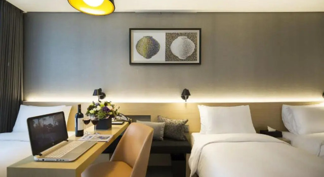 Трёхместный номер Deluxe Arirang Hill Hotel Dongdaemun