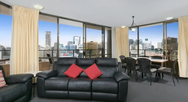 Апартаменты Superior с 2 комнатами с балконом и с видом на город Summit Apartments