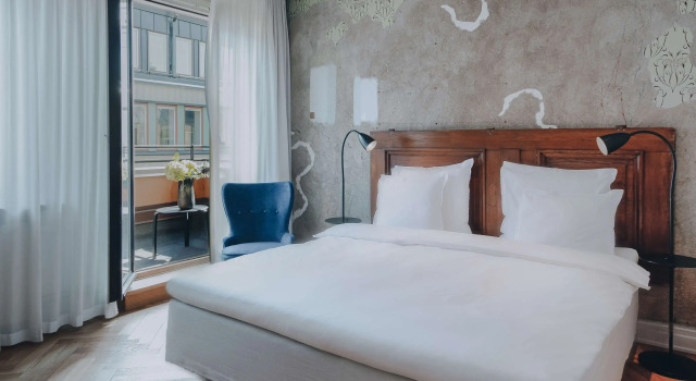 Двухместный номер с балконом STORY HOTEL STOCKHOLM STUREPLAN, in JdV by Hyatt