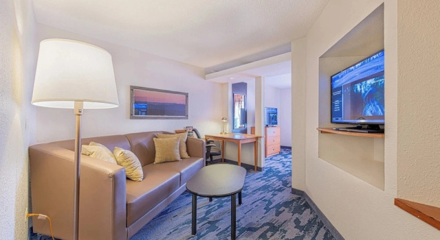 Четырёхместный люкс Fairfield Inn & Suites by Marriott Chicago Naperville
