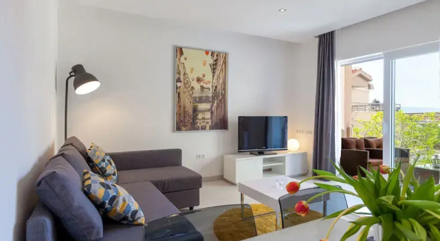 Семейные апартаменты c 1 комнатой с красивым видом из окна Olive Tree apartments