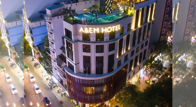 Двухместный люкс A&EM Saigon Hotel