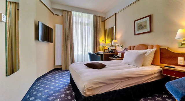 Одноместный номер Standard с видом на улицу Hotel Mirabeau, BW Signature Collection, Lausanne