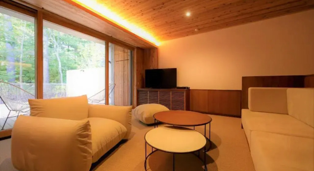 Люкс с видом на сад Regina Resort Kyukaruizawa
