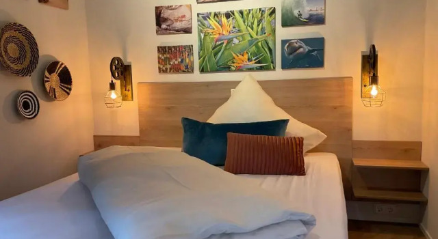 Бунгало Deluxe с видом на сад zu Jeddelohs Bungalows & Apartments