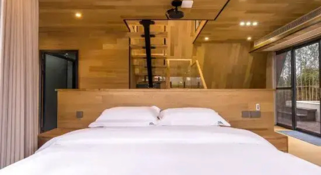 Люкс Anji Muyuan Mountain Villa Swimming Pool Coffee Family Vacation Stay