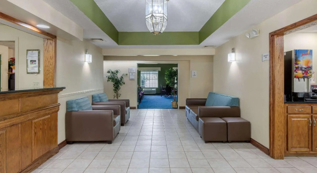 Кровать в общем номере Quality Inn Concord Kannapolis