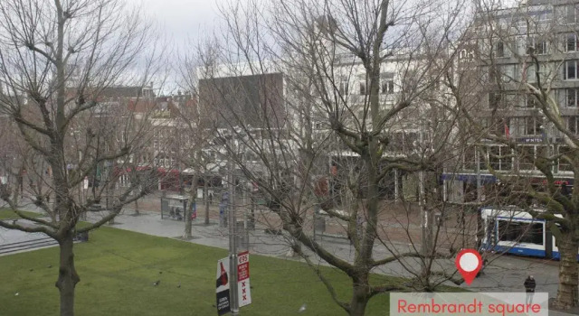 Кровать в общем номере City Hotel Amsterdam