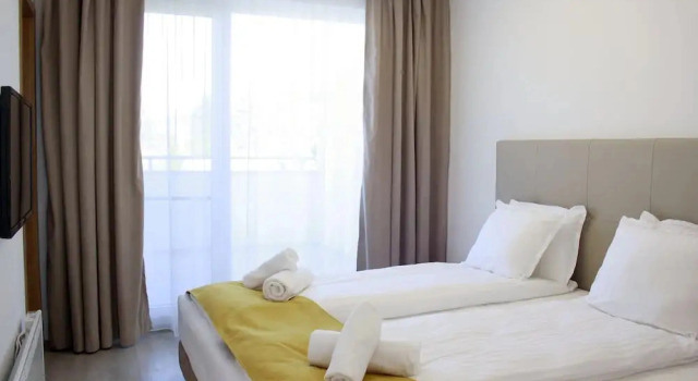 Апартаменты Comfort с 2 комнатами с балконом Stela Deluxe Apartments