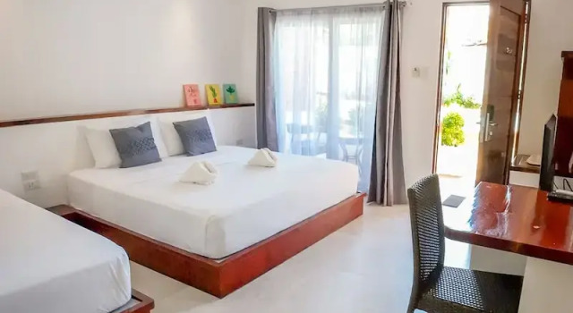 O podwyższonym standardzie pokój Yellow Mango Resort Bohol