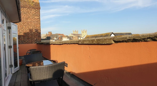 Standaard penthouse kamer met balkon Stunning Exeter Apartment
