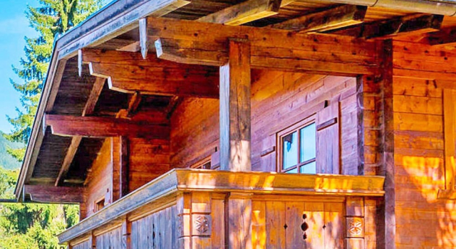 Коттедж с балконом Chalet in Eben With Panoramic Mountain Views