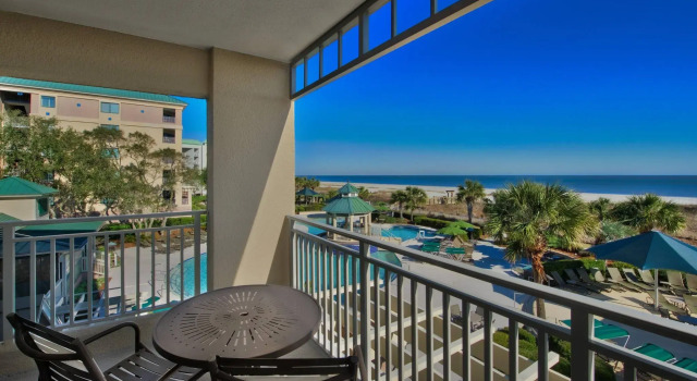 Вилла с 2 комнатами с балконом и oceanfront Marriotts Barony Beach Club