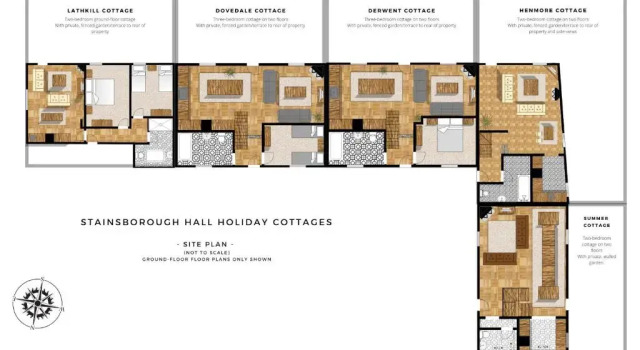Коттедж Stainsborough Hall Holiday Cottages