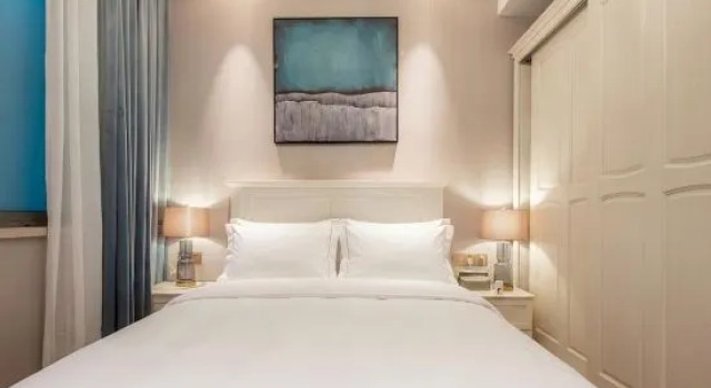 Люкс с 2 комнатами Suzhou Binhu Qingcheng Hotel Apartment