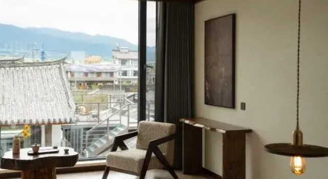 Люкс с панорамным видом Yulong Mujianshan Homestay