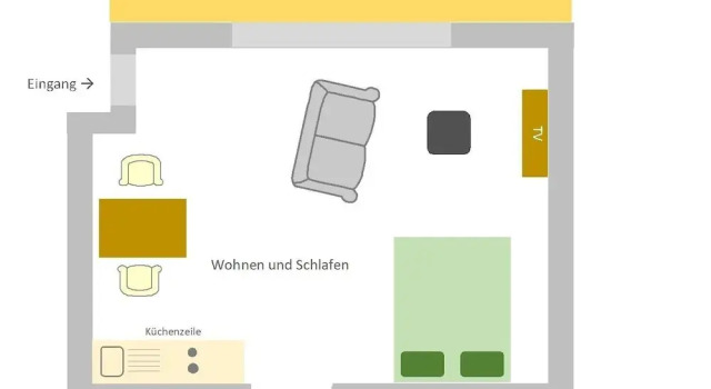 Студия Appartementhaus Süssling