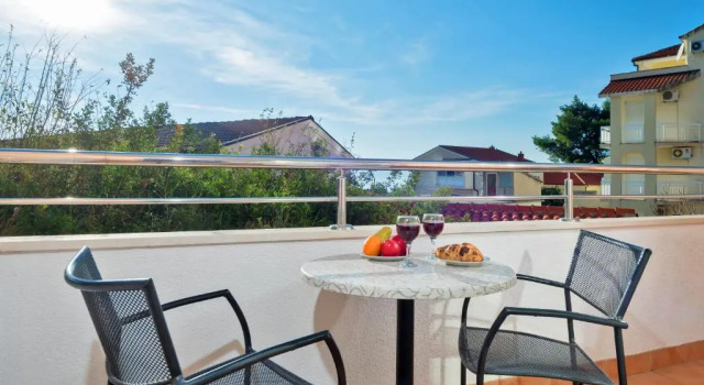Студия с балконом Apartments Vila Adrijana and Fitness Studio Wolf