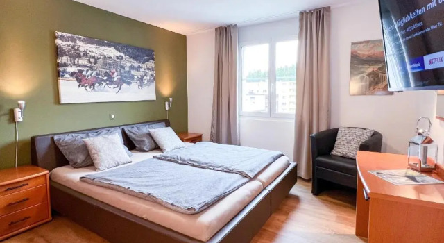 Апартаменты swissme - 100qm - Balkon - 2 Bäder - Parkplatz - Fußbodenheizung