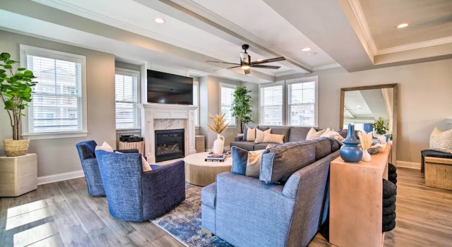 Ocean City House Rental < 1 Mile to Beach!, Забронировать Отель Отели Оушен-Сити с парковкой, рядом с Shriver's Salt Water Taffy &amp; Fudge, Парковка