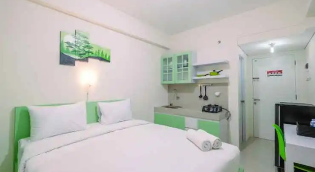 Minimalist and Comfortable Studio at Bogorienze Apartment By Travelio, Rezervovat Apartmán Bogor 