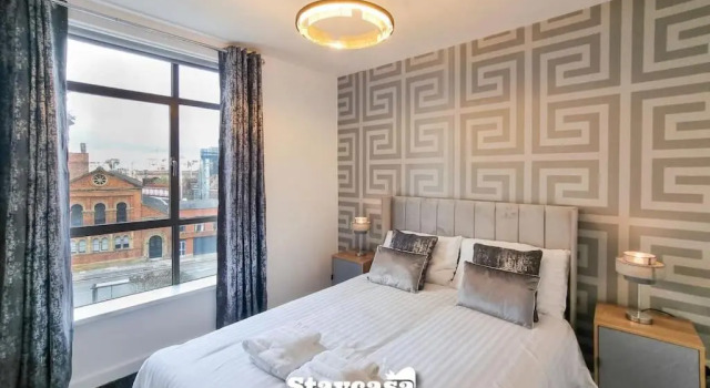 Апартаменты с 2 комнатами Luxury Apartment Canal View Castlefield - Parking
