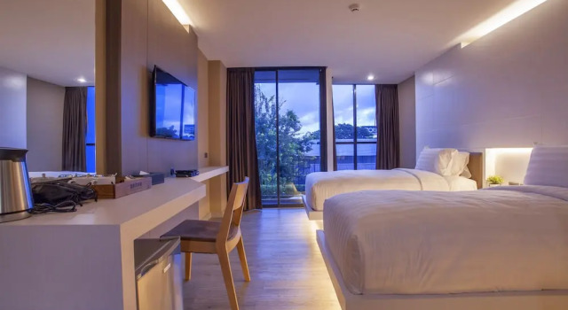 Двухместный номер Standard с балконом и с красивым видом из окна The Zense Boutique Hotel