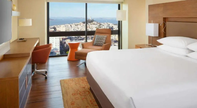 Двухместный номер с видом на залив Grand Hyatt San Francisco Union Square