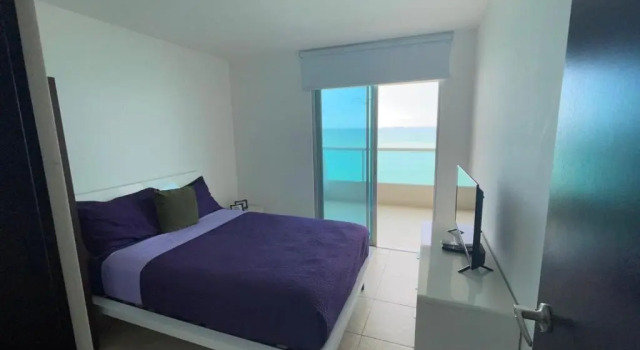 Departamento al pie del mar con hermosa vista / Torre Oceánica