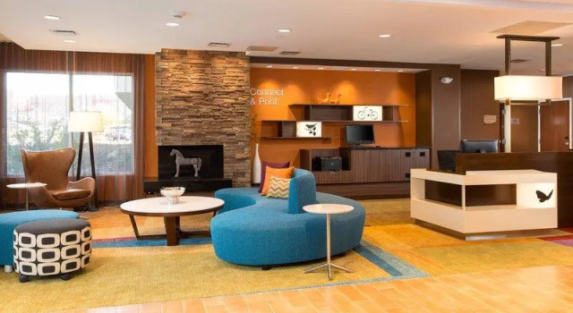 Кровать в общем номере Fairfield Inn & Suites by Marriott Sacramento Folsom