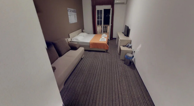 Семейный номер Standard с балконом и с видом на море Hotel Belveder