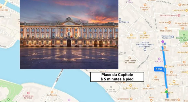 Апартаменты Le Capitoul - Appartement d'exception Hypercentre de Toulouse