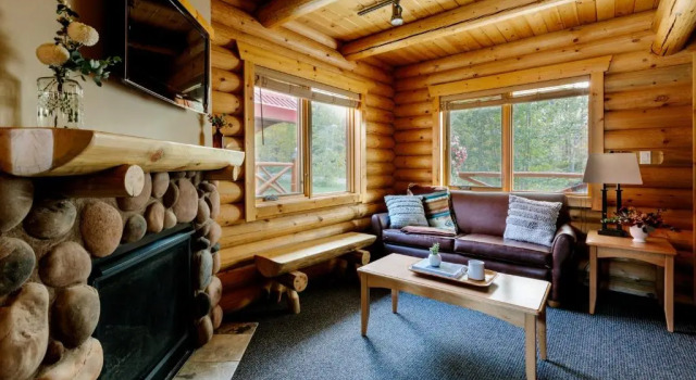 Четырёхместный номер Executive Miette Mountain Cabins