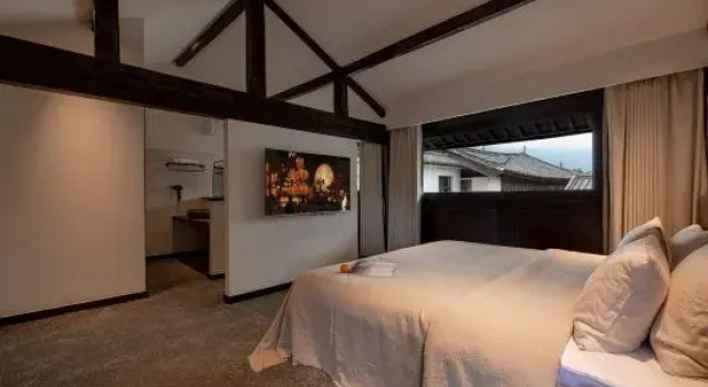 Двухместный люкс Aroma of Yunnan ·Snow Mountain View Boutique Hotel