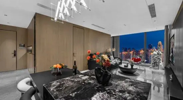 Двухместный люкс Kerry Guanyue Executive Hotel (Chongqing Guanyinqiao Pedestrian Street Branch)