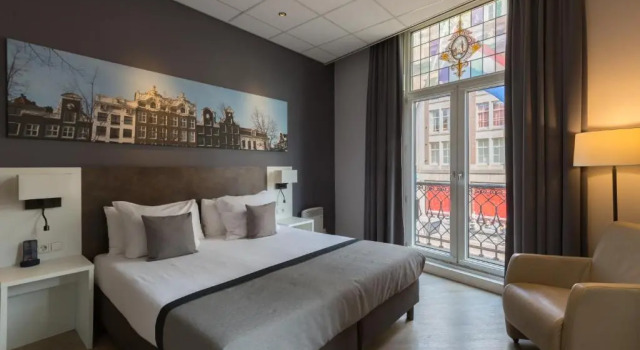 Двухместный номер Superior с видом на город Hotel Amsterdam De Roode Leeuw