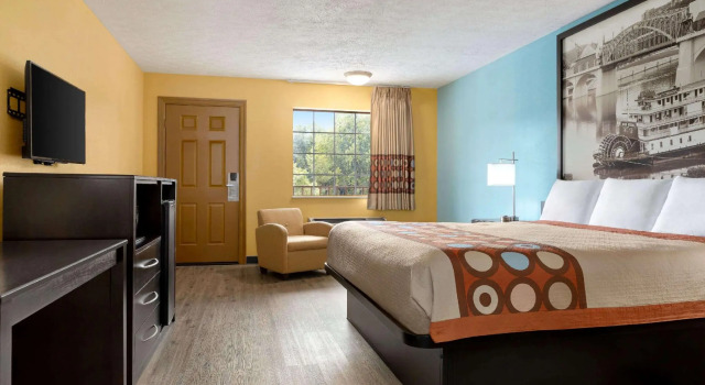 Двухместный номер Smoking Super 8 by Wyndham Whites Creek/ Nashville NW Area